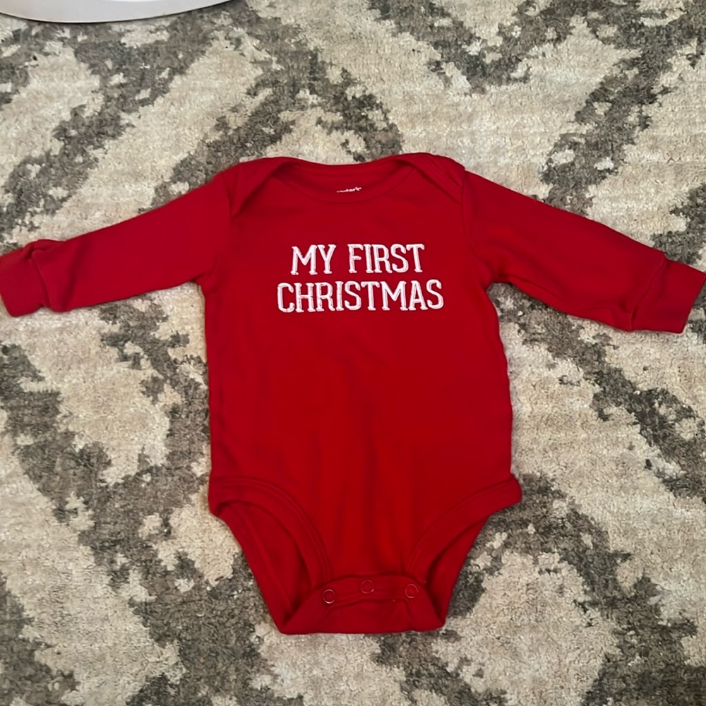 My first Christmas onsie